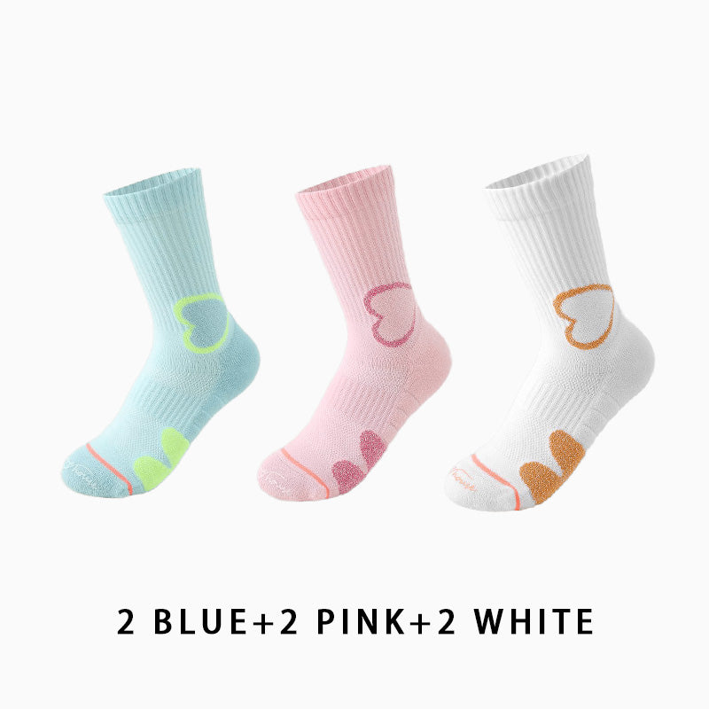Women's Autumn/Winter Thickened Running Socks（6 pairs）