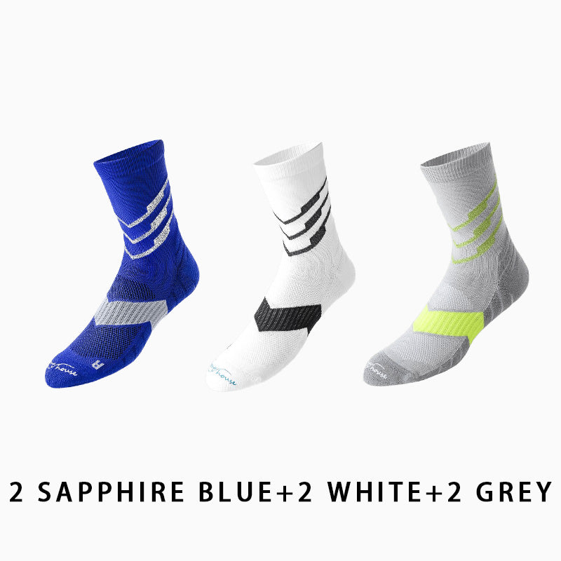 Men's Marathon Running Socks（6 pairs）