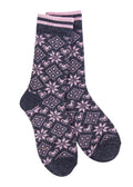 Holiday Confetti Crew Socks (Diamond Denim)