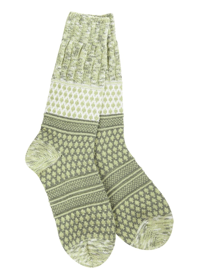 Weekend Gallery Textured Crew Socks (Envy Multi)