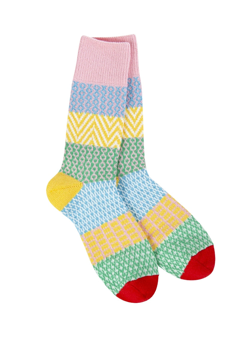 Weekend Gallery Crew Socks (Wonderland)