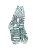 Weekend Gallery Textured Crew Socks (Spruce Multi)