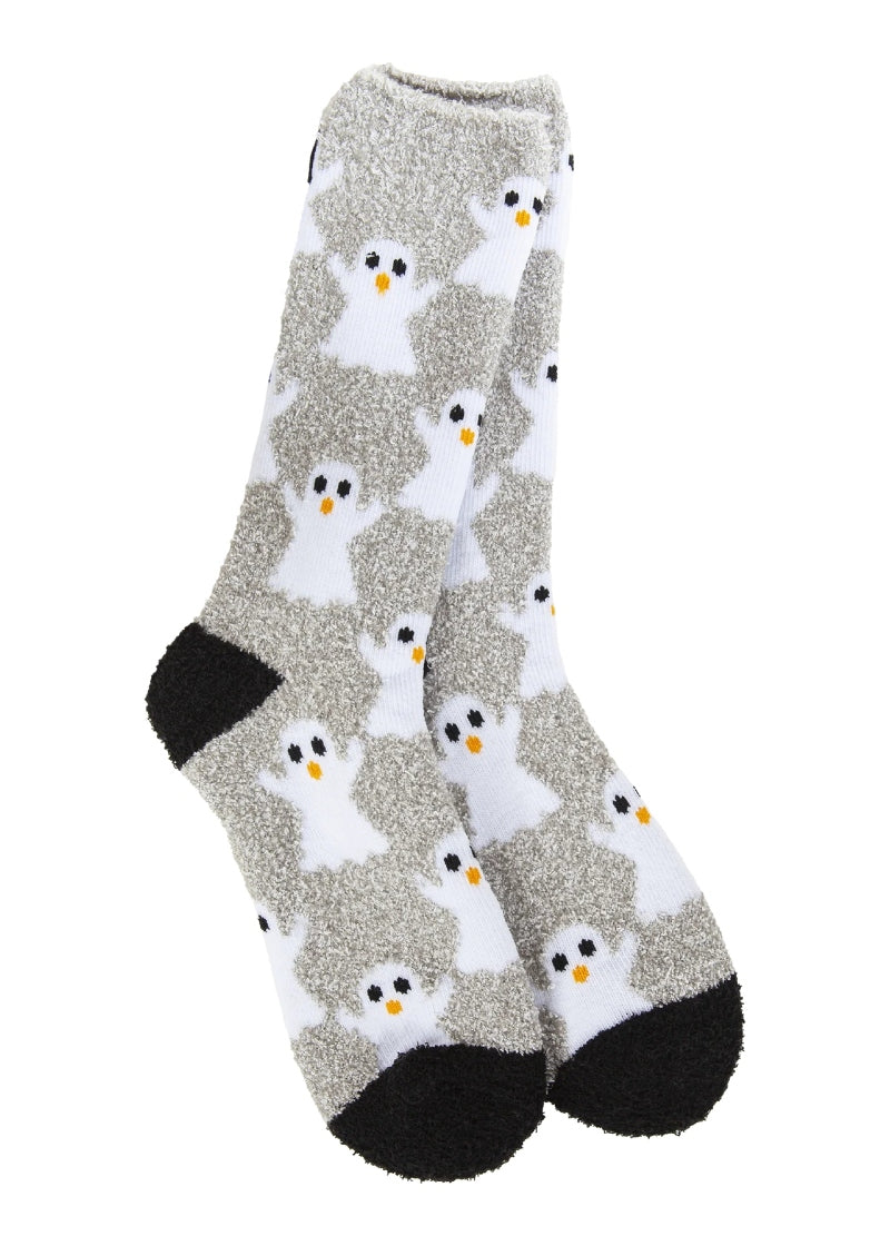 Halloween Cozy Crew Socks (Ghostly)