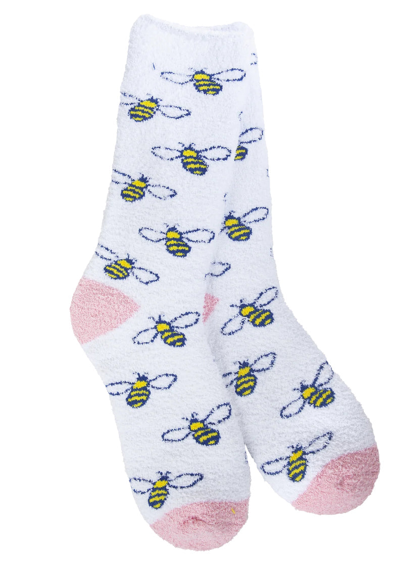 Cozy Crew Socks (Bee Kind)