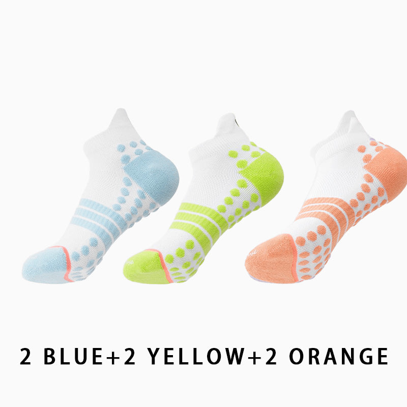 Profession Non-slip Women's Running Socks(6 pairs）