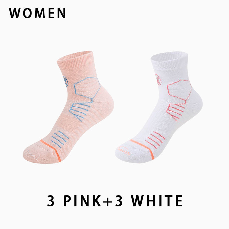 Couple's Professional Non-slip Running Socks(6 pairs）
