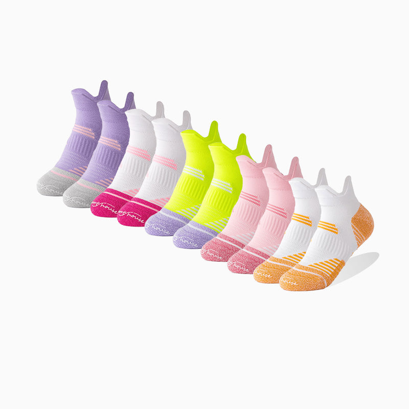 Marathon Low Cut Women Running Socks（6 pairs）