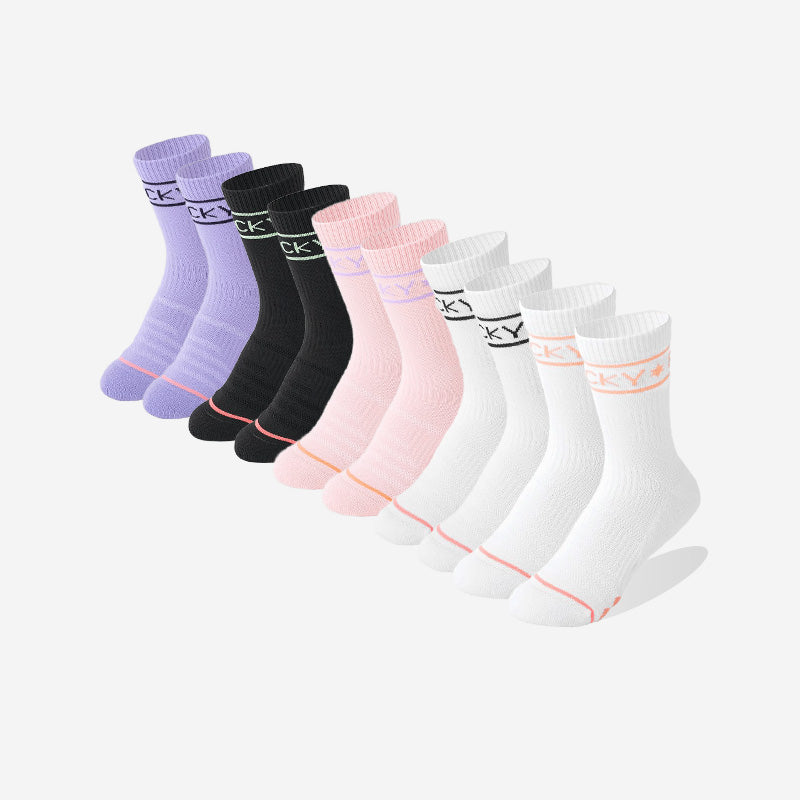 Women Profession Running Compression Socks(6 pairs）