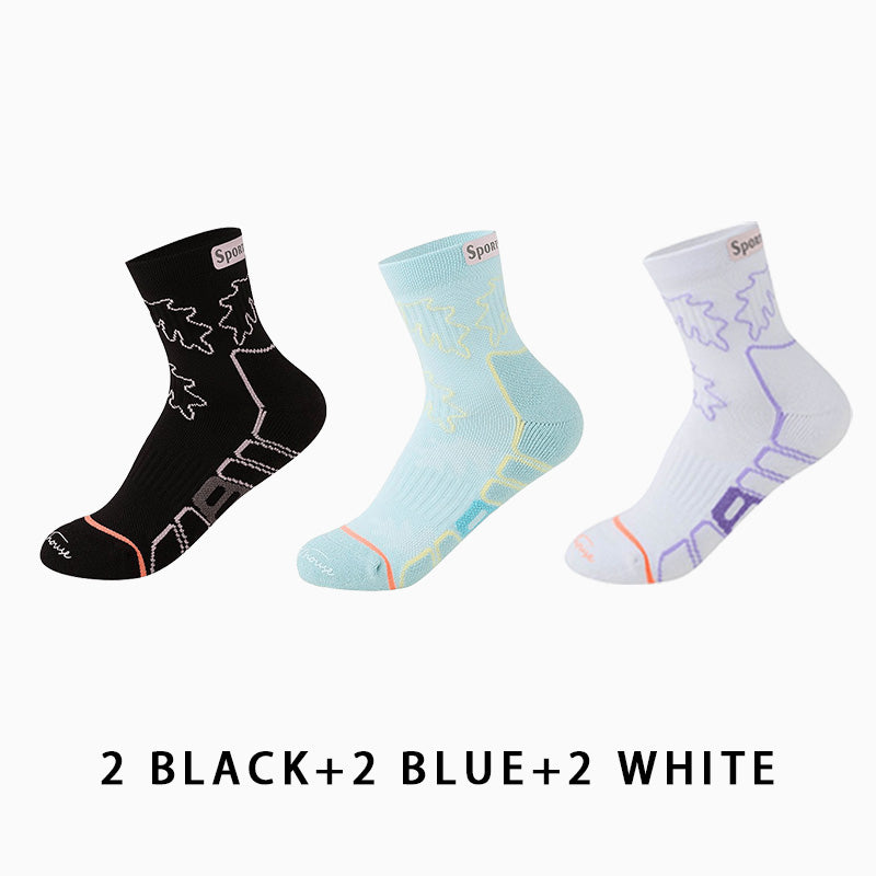 Women's Breathable Running Compression Socks（6 pairs）