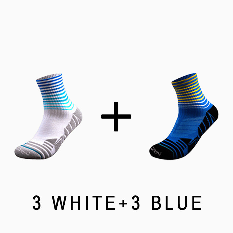 Professional Riding Men's Sport Socks(6 pairs）