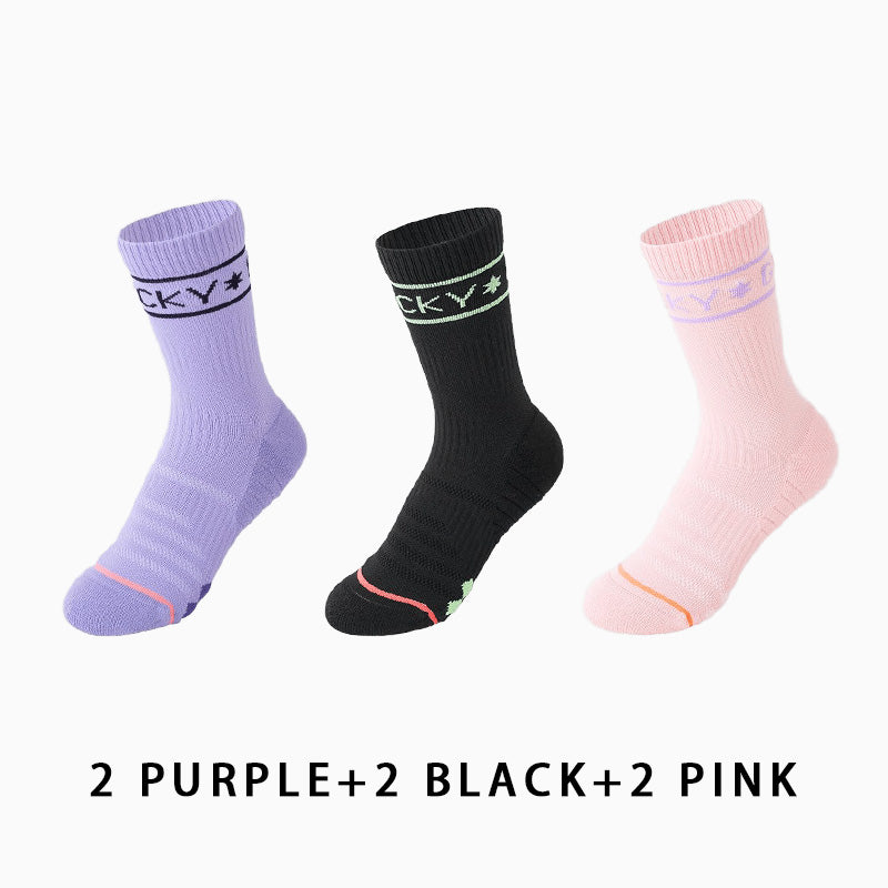 Women Profession Running Compression Socks(6 pairs）