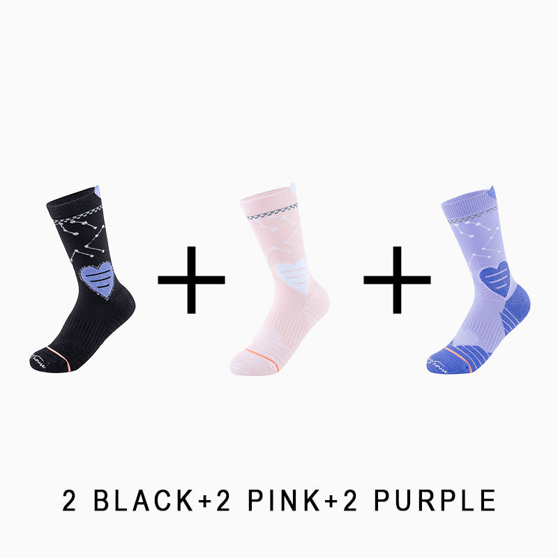 Women's Professional Breathable Cycling Socks（6 pairs）