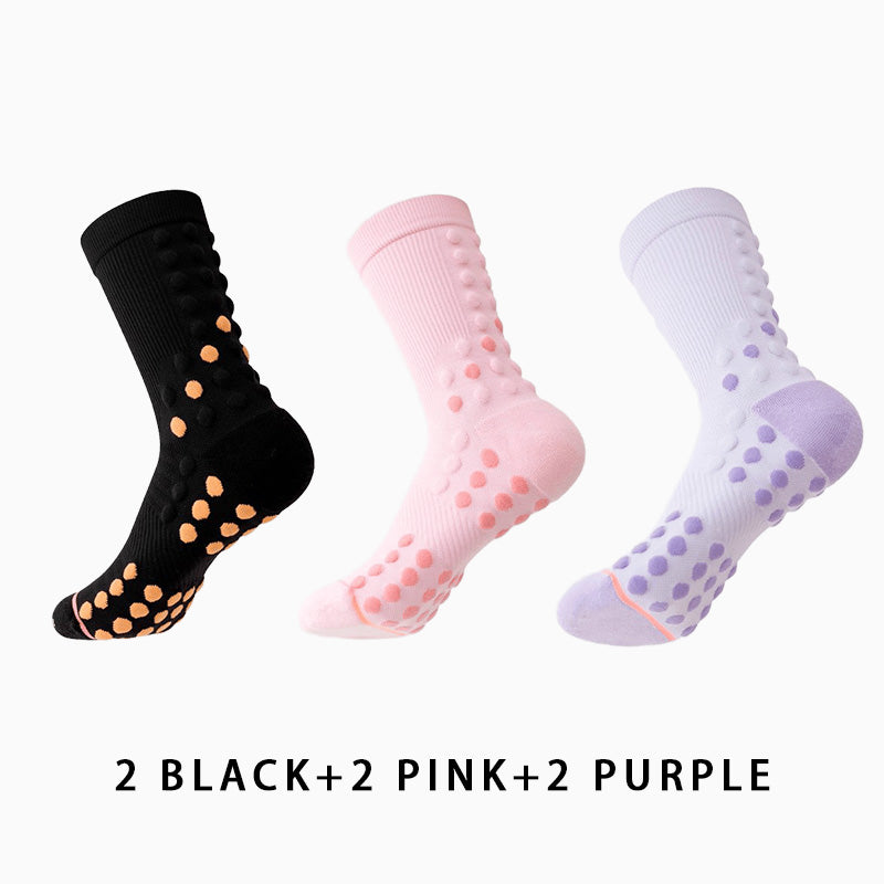 Women's Non-slip Profession Running Socks(6 pairs）