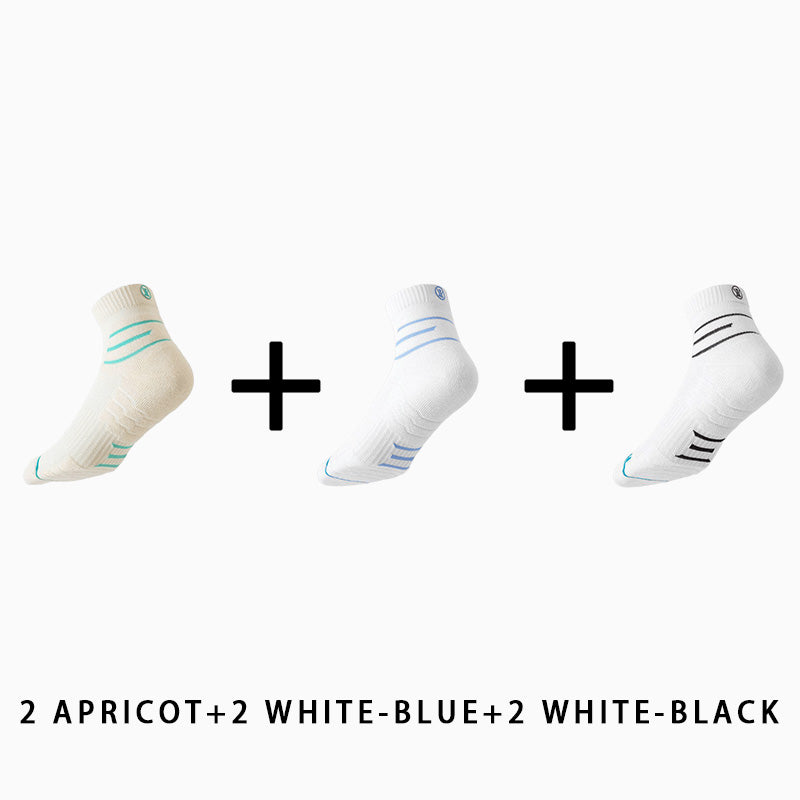 Men's Breathable Medium Fitness Socks（6 pairs）