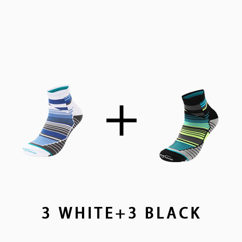Men's Professional Running Socks Marathon（（6 pairs）