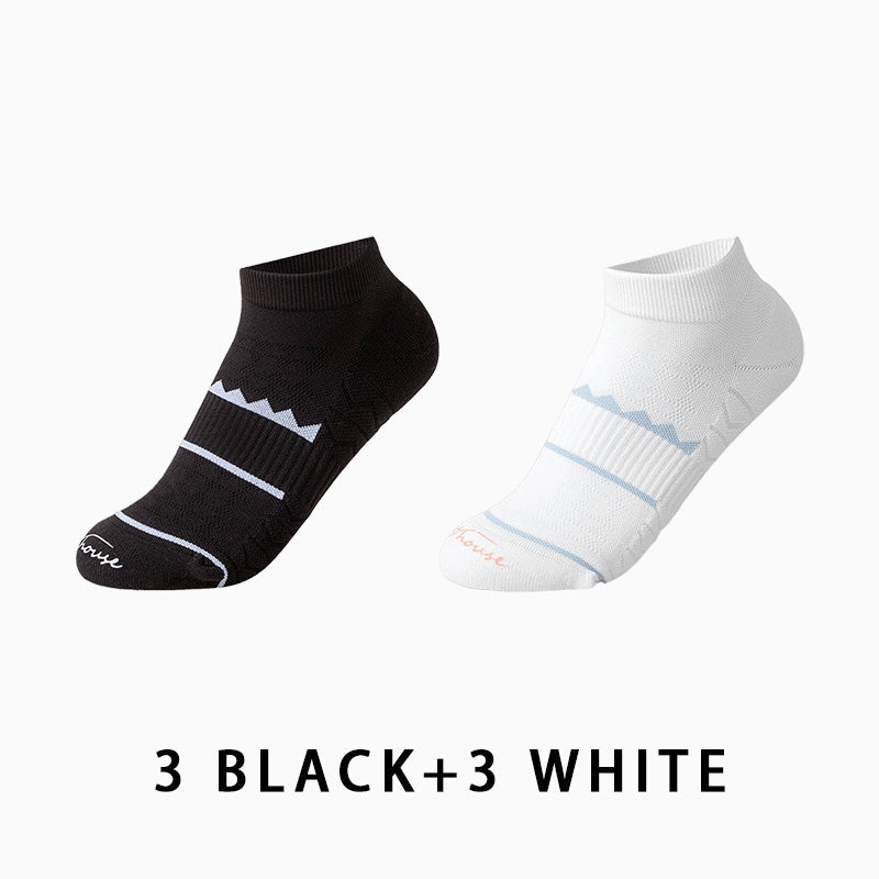 Women's Non-slip Running Sports Socks(6 pairs）