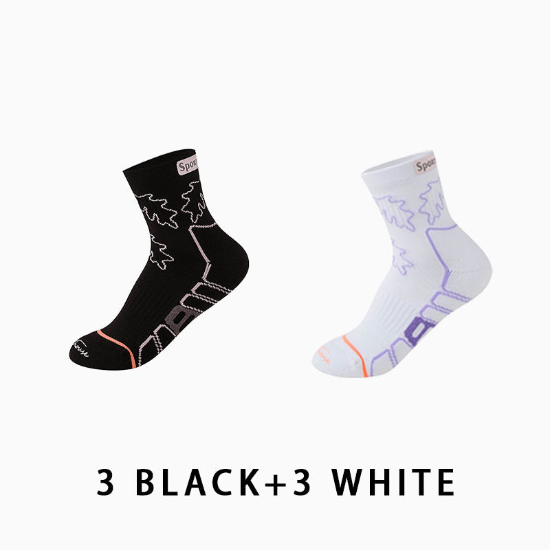 Women's Breathable Running Compression Socks（6 pairs）