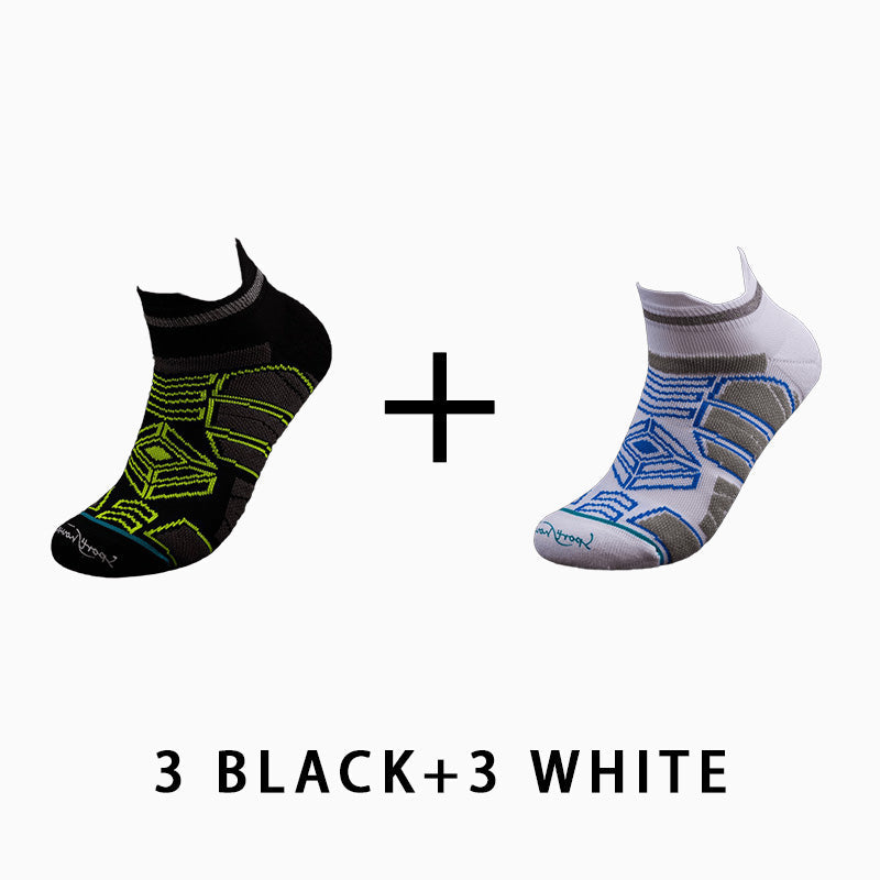 Breathable Men's Running Compression Socks（6 pairs）