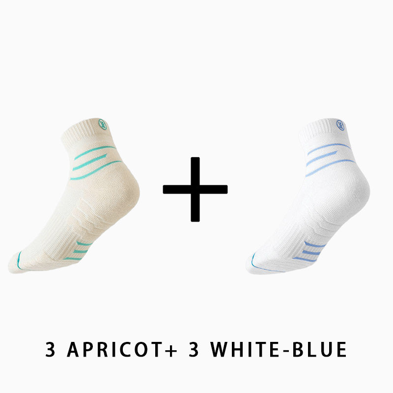 Men's Breathable Medium Fitness Socks（6 pairs）