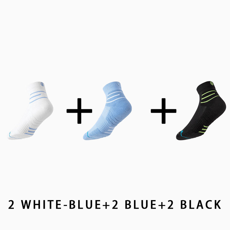 Men's Breathable Medium Fitness Socks（6 pairs）