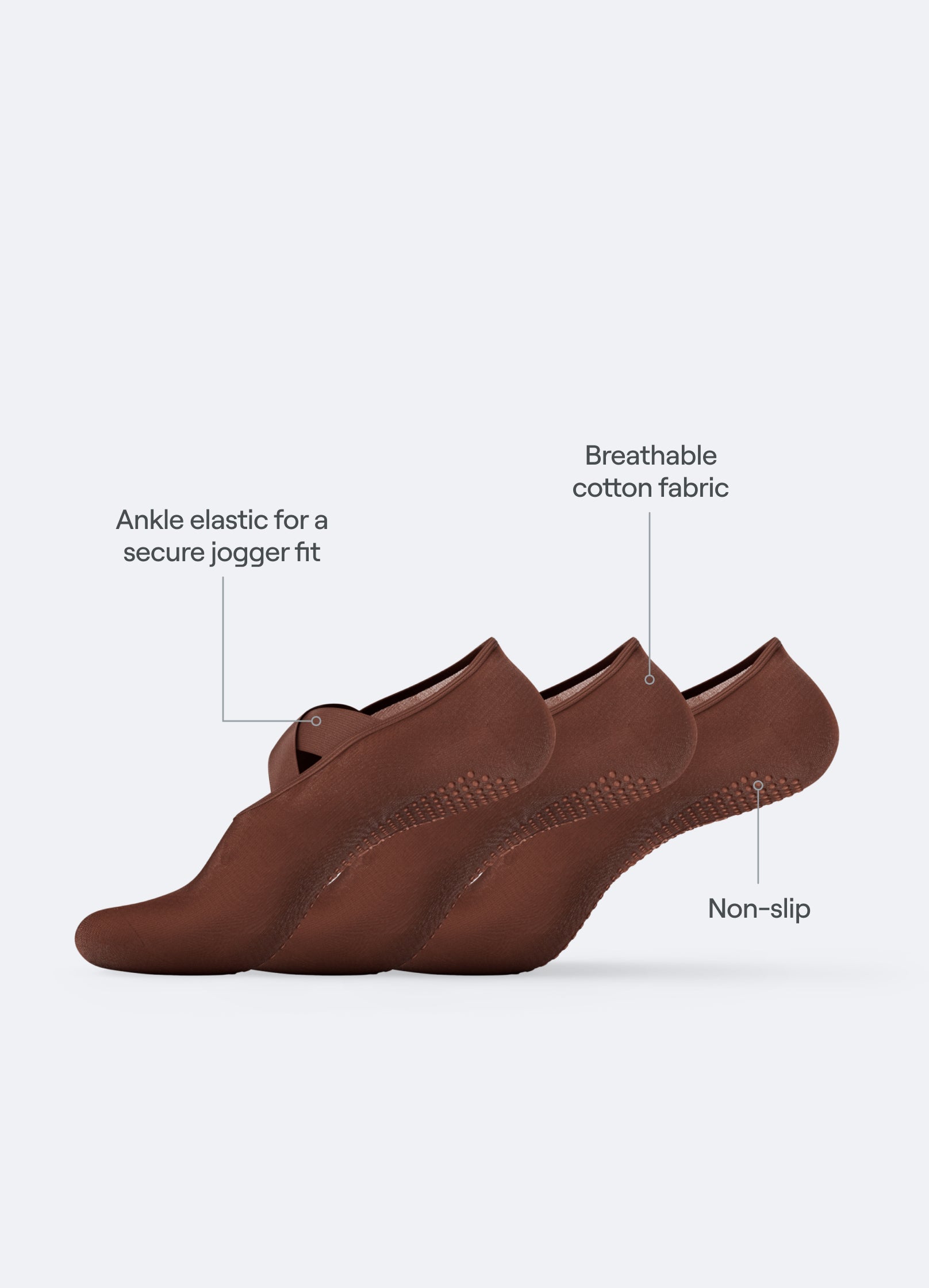 Pilates Grip Socks I 3-PACK