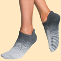 Tucketts Tab Glacial Moraine Pilates Socks - Non-Slip Grip, Closed Toe, Barre & Yoga - Women's