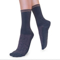 Tucketts Crew Closed Toe – Mocca Radiance  Pilates Socks - Non-Slip Grip, Closed Toe, Barre & Yoga