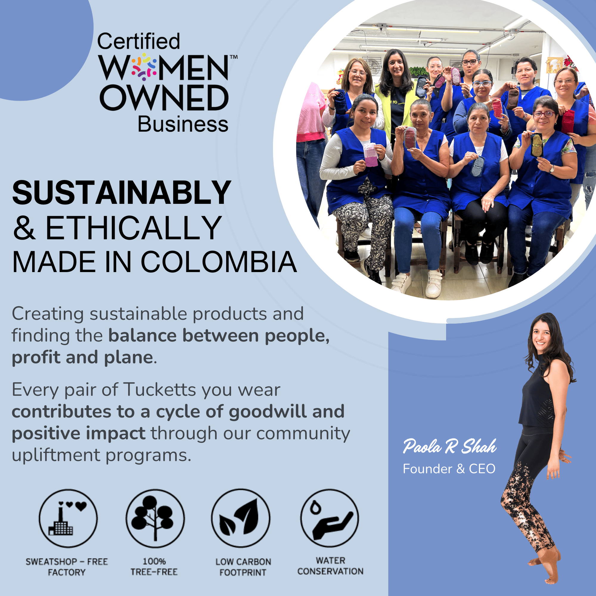 Tucketts Ballerina Pilates Socks - Non-Slip Grip, Open Toe, Barre & Yoga - Women's