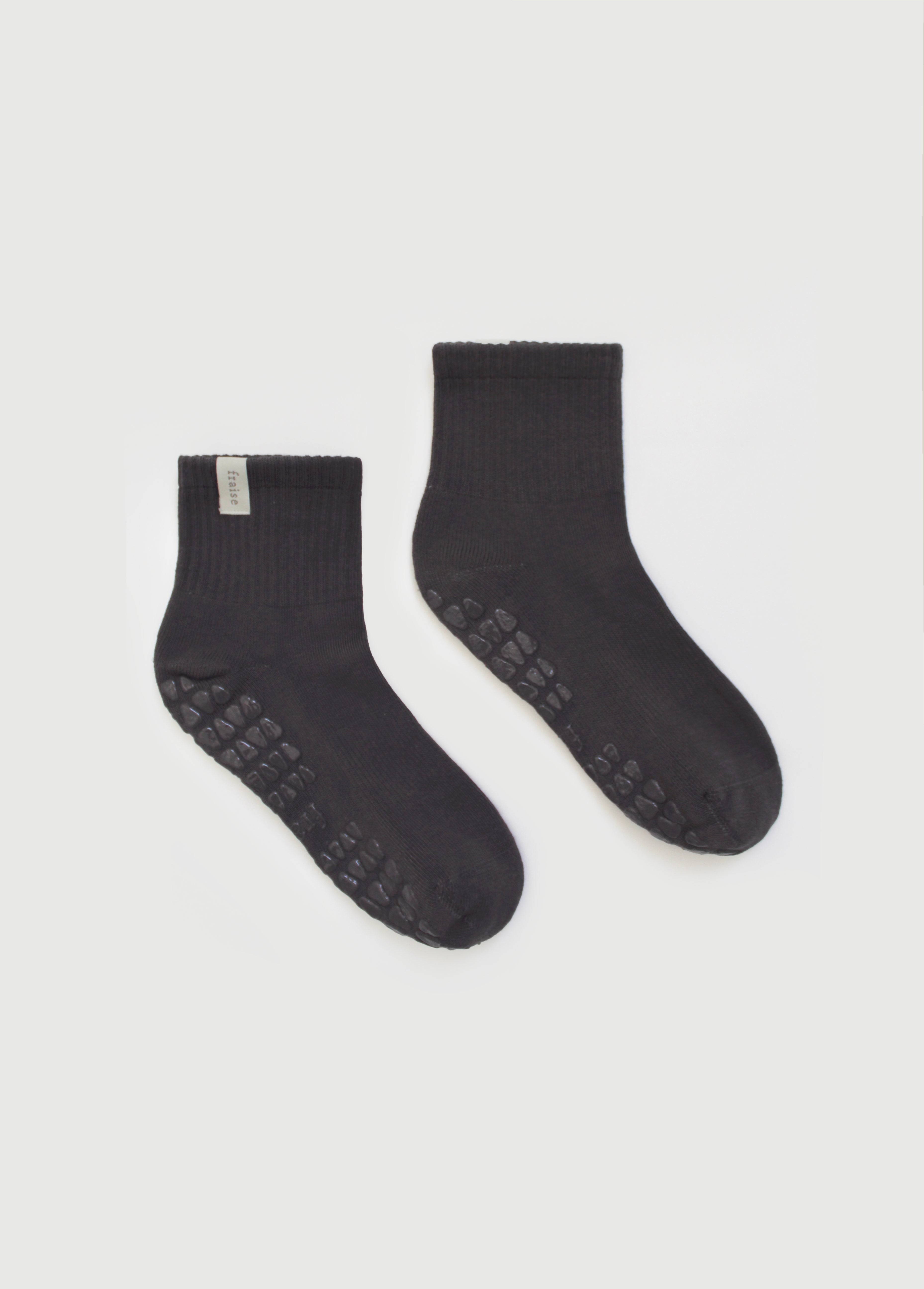 Washed Onyx Quarter Sock
