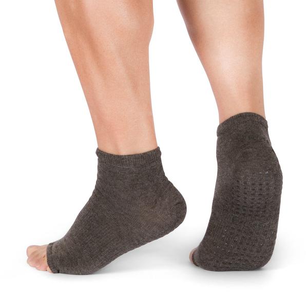 Tucketts Anklet Pilates Socks - Non-Slip Grip, Open Toe, Barre & Yoga - Women's