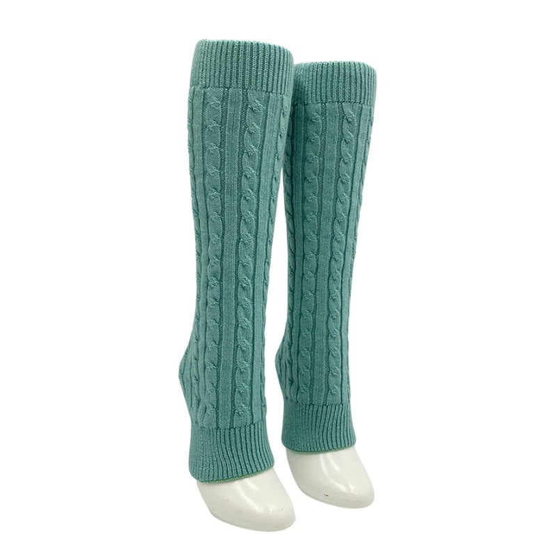 Wool Cable Leg Warmer