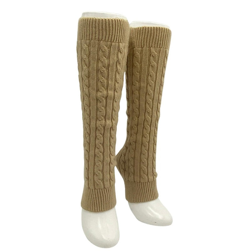 Wool Cable Leg Warmer