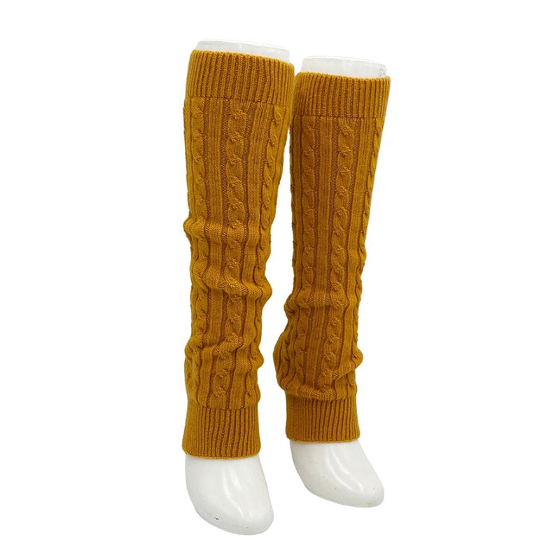 Wool Cable Leg Warmer