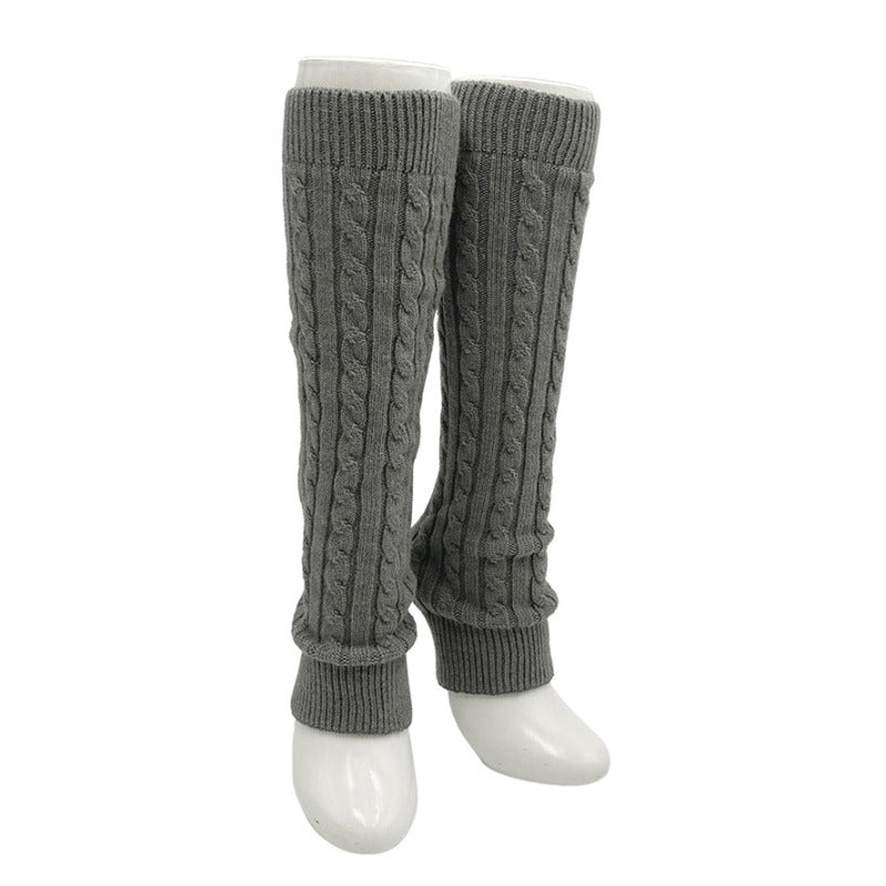 Wool Cable Leg Warmer