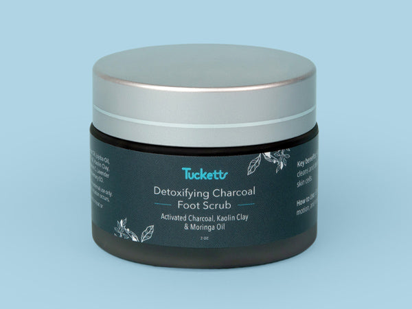 Detoxifying Charcoal Foot Scrub