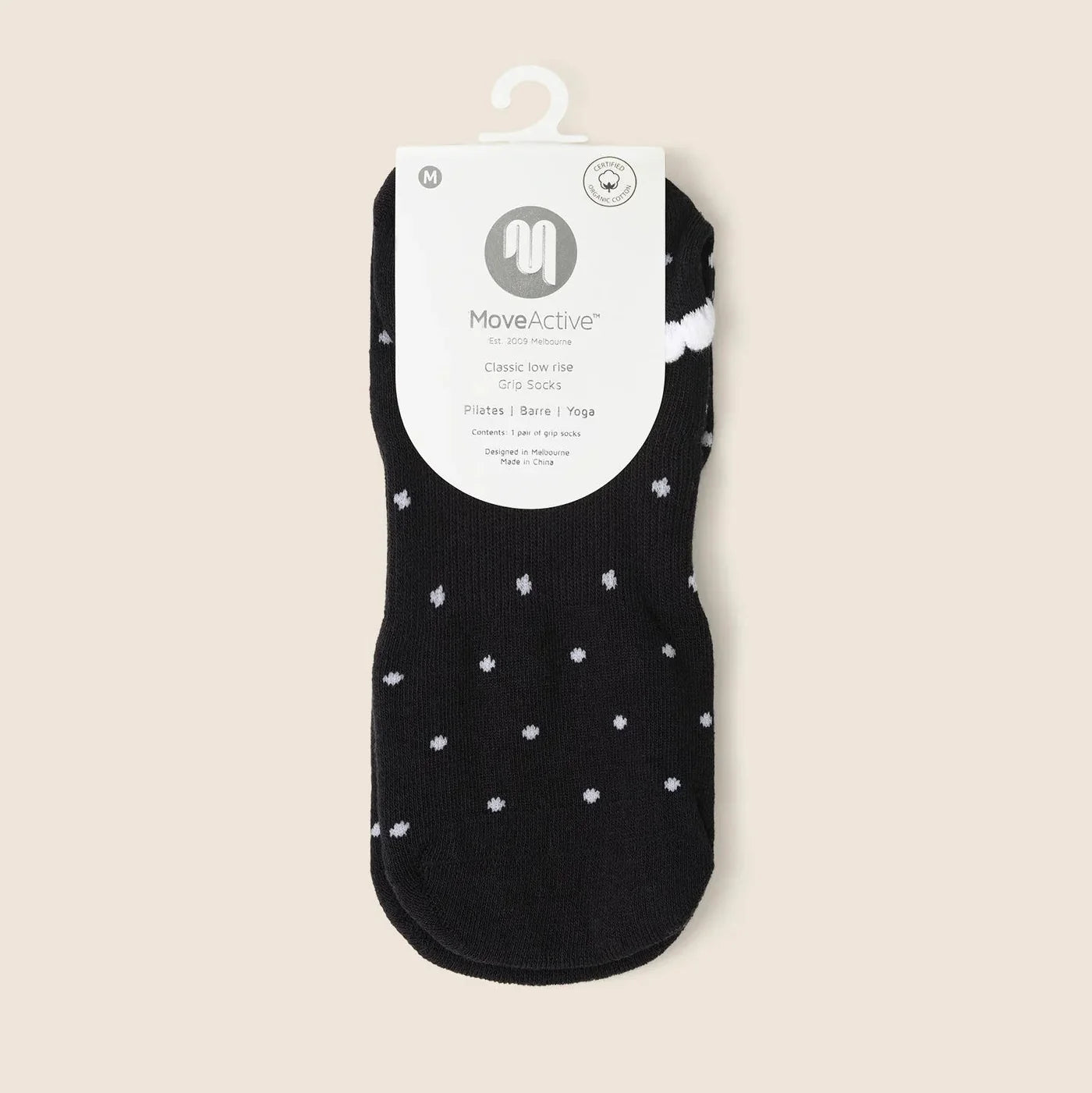 Classic Grip Socks - Polka Ruffle (Barre / Pilates)