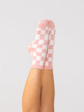 Studio Socks - Rose Check