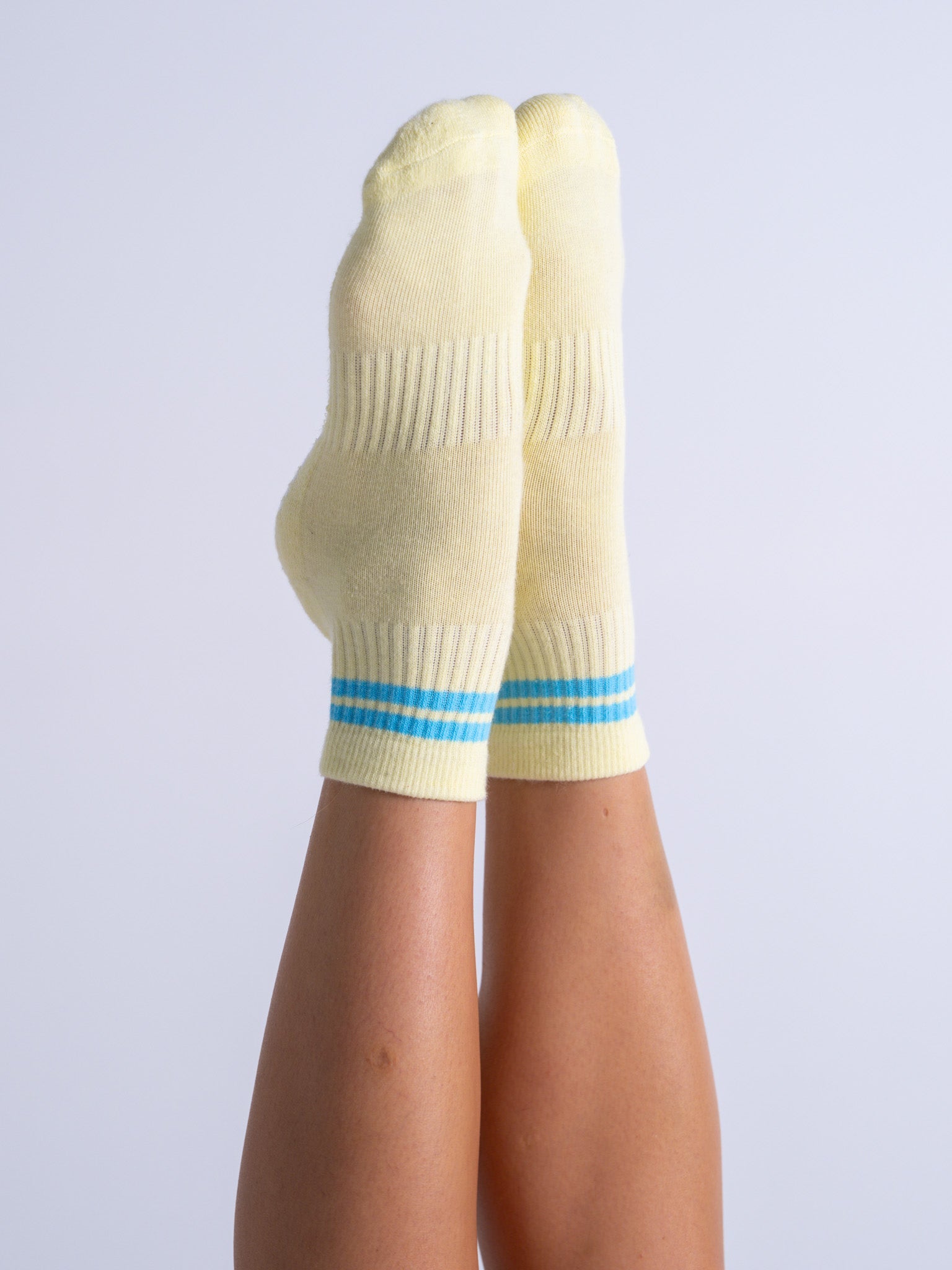 Cali Quarter - Yellow + Blue Stripe