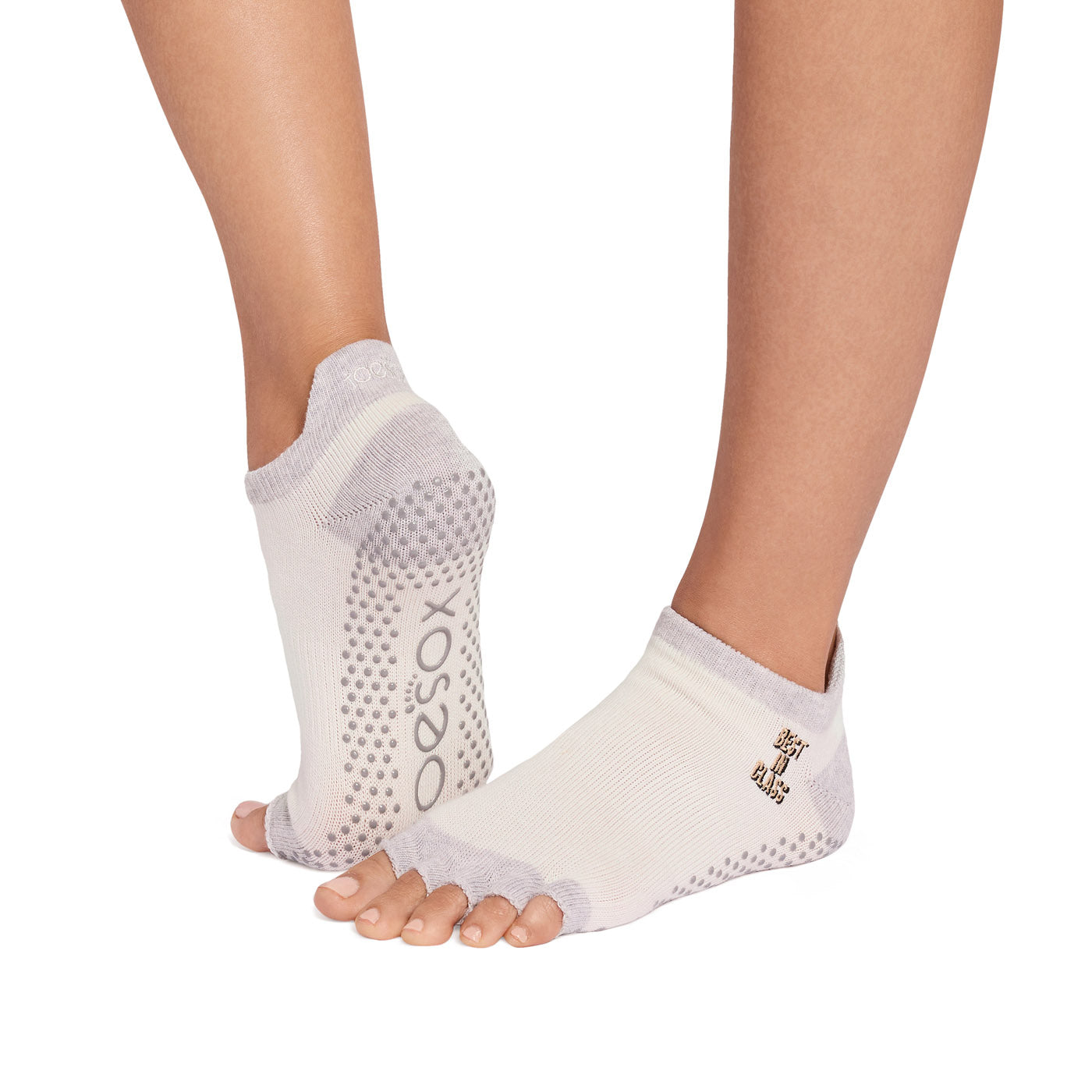 Half Toe Low Rise Grip Socks