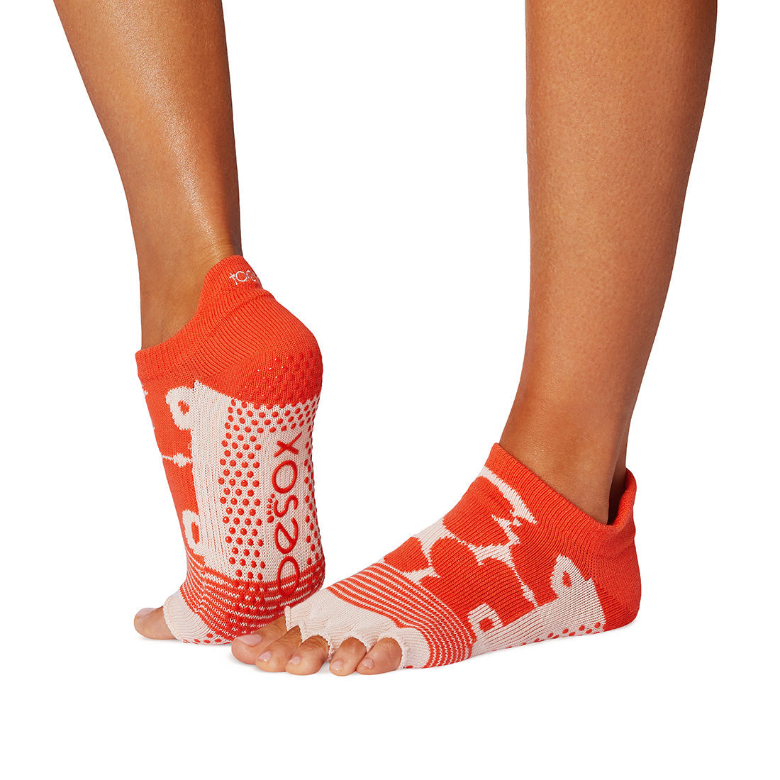 Half Toe Low Rise Grip Socks