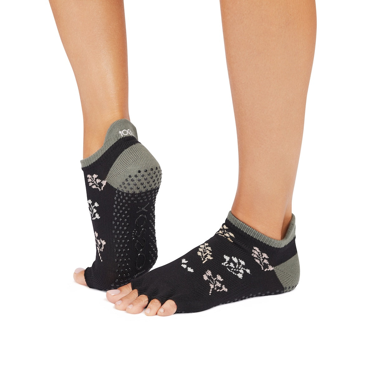 Half Toe Low Rise Grip Socks