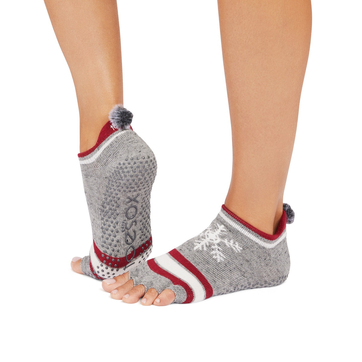 Half Toe Low Rise Grip Socks