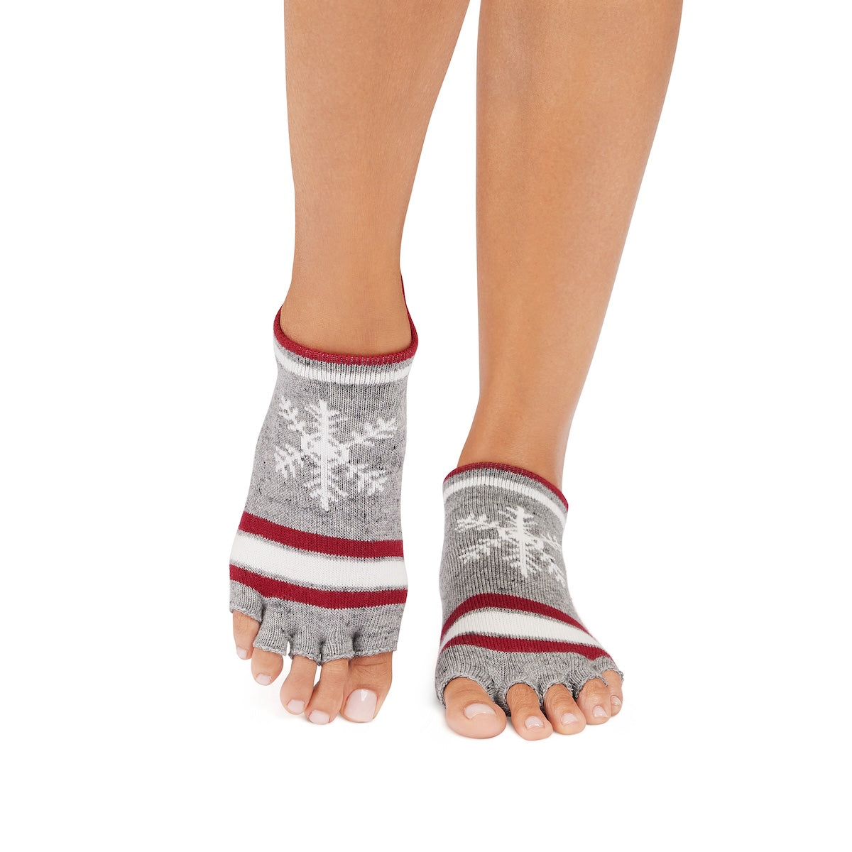 Half Toe Low Rise Grip Socks