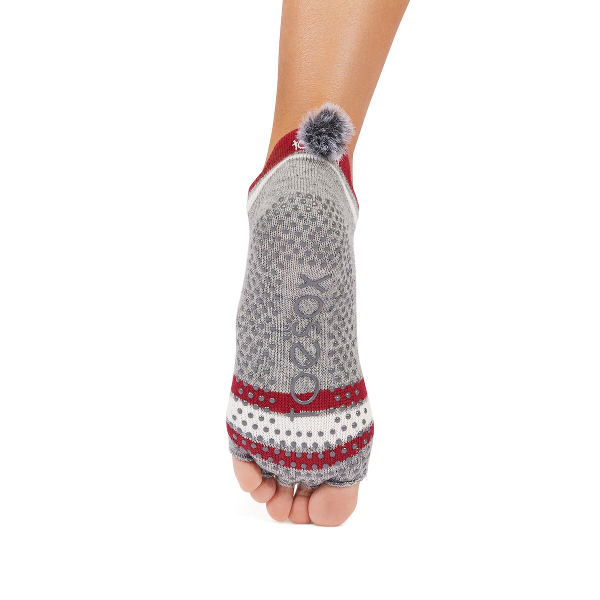 Half Toe Low Rise Grip Socks