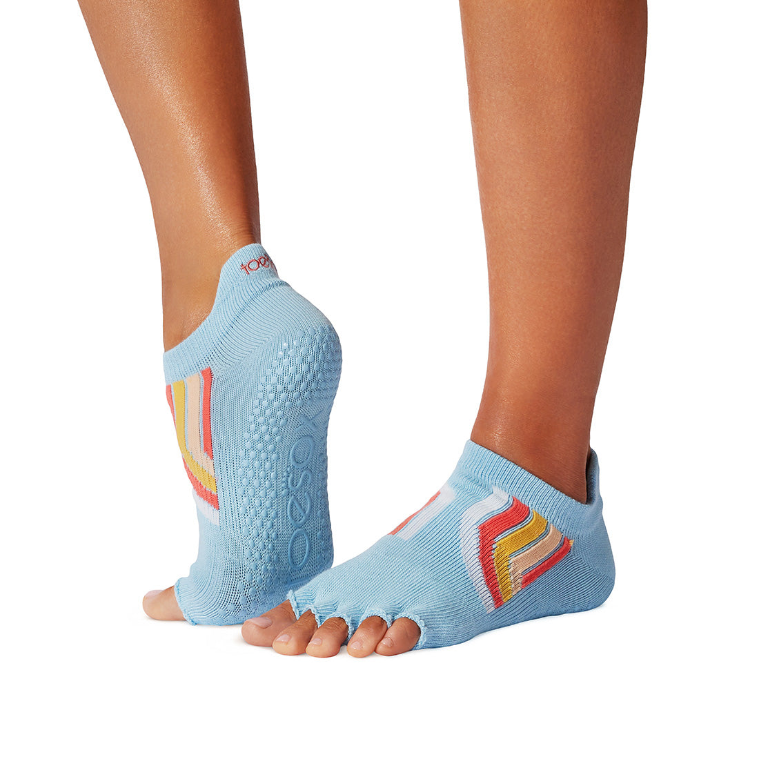 Half Toe Low Rise Grip Socks