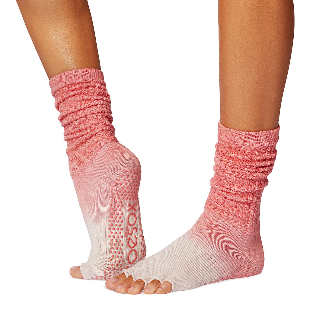 Half Toe Slouch Grip Socks