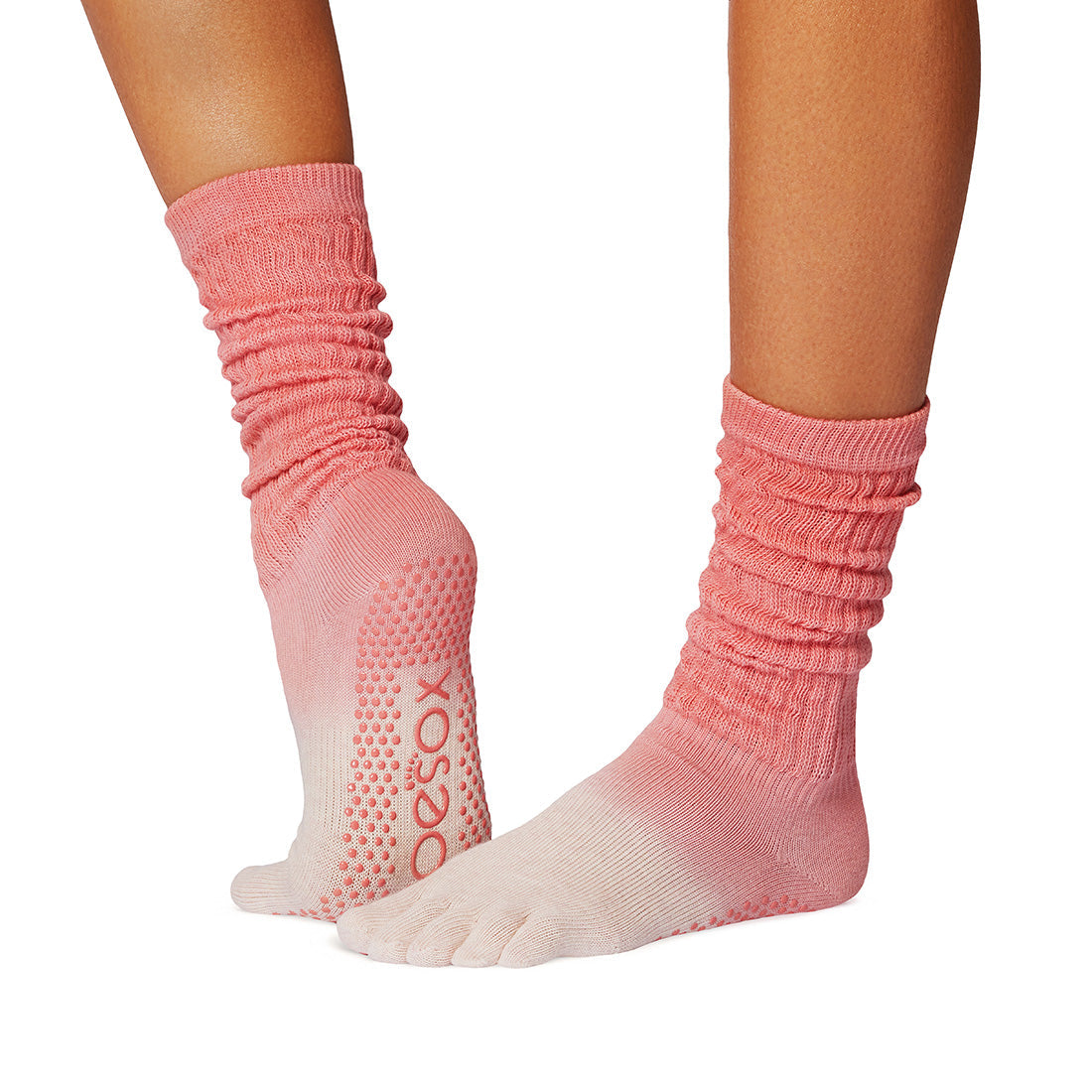 Full Toe Slouch Grip Socks