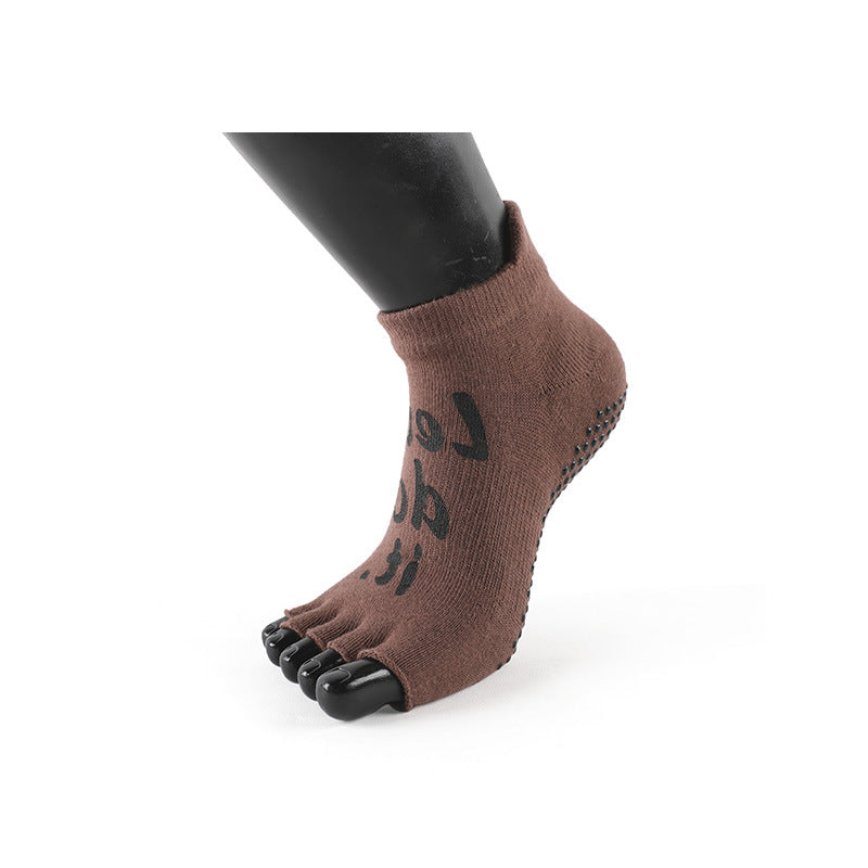 Custom Logo Gym Pilates Yoga Sock (5 Units)