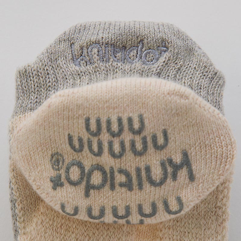 Botanical Dyed Ankle Grip Toe Socks With Power Pads