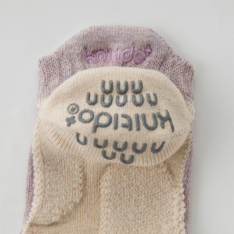 Botanical Dyed Open Toe Socks With Power Pads